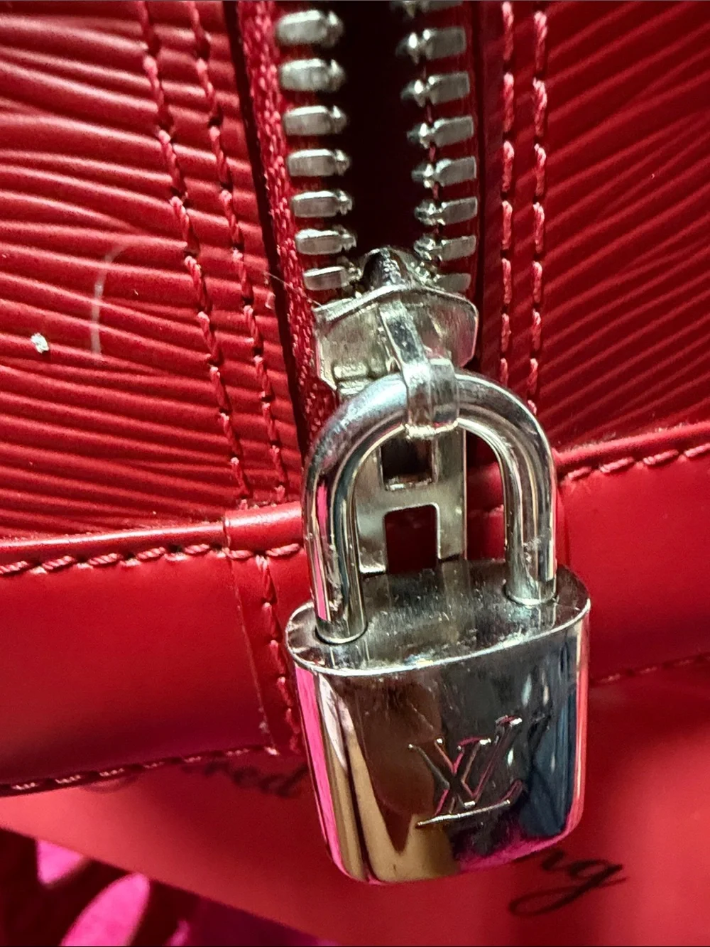 Louis Vuitton Alma Handbag Epi Leather PM